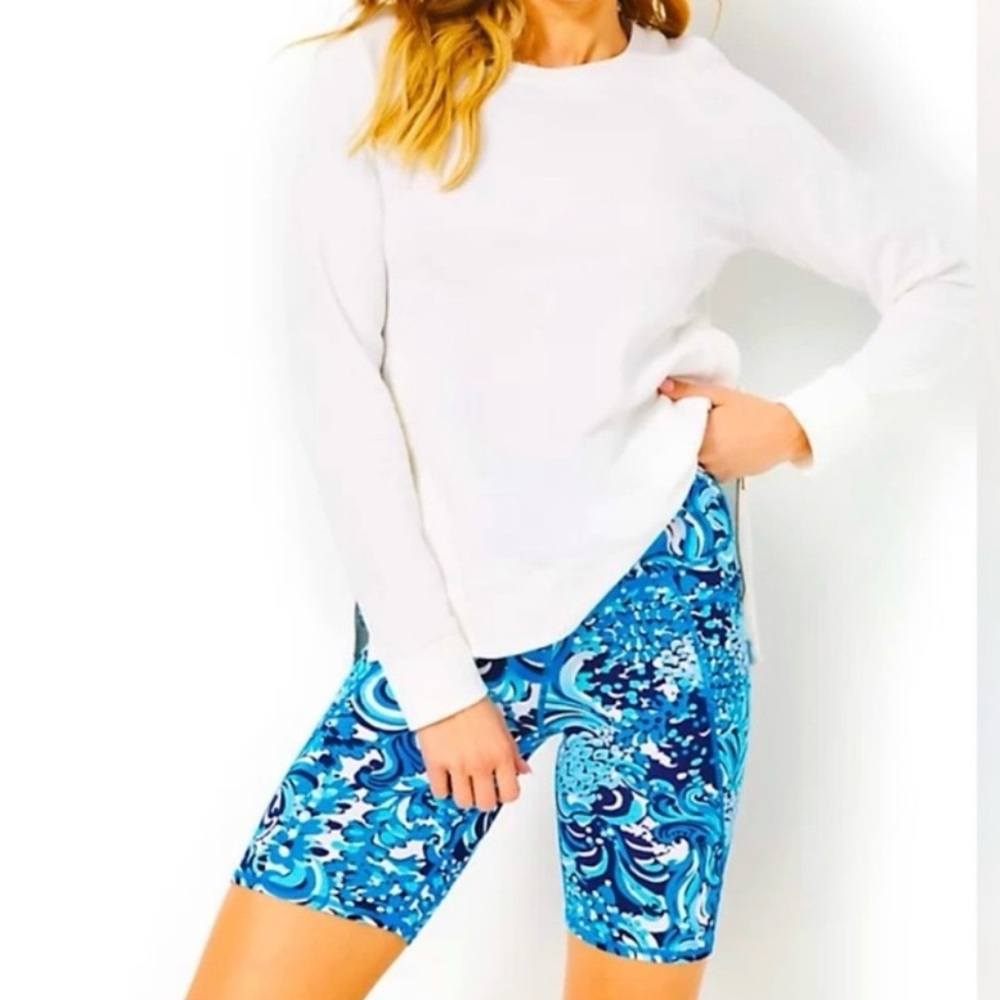 {Lilly Pulitzer} Brand New South Beach High Rise Bike Shorts